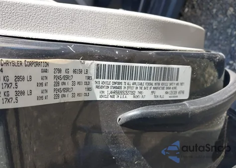 2005 Jeep Grand Cherokee Limited from USA, damaged, VIN 1J4HR58265C527262